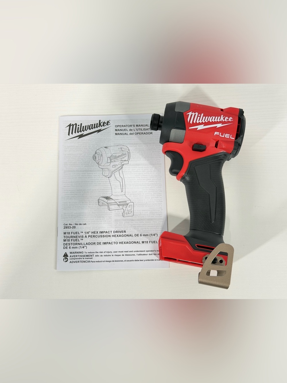 Milwaukee 2953-20 FUEL 18V Brushless Cordless 1/4" Hex Impact Driver NO BOX